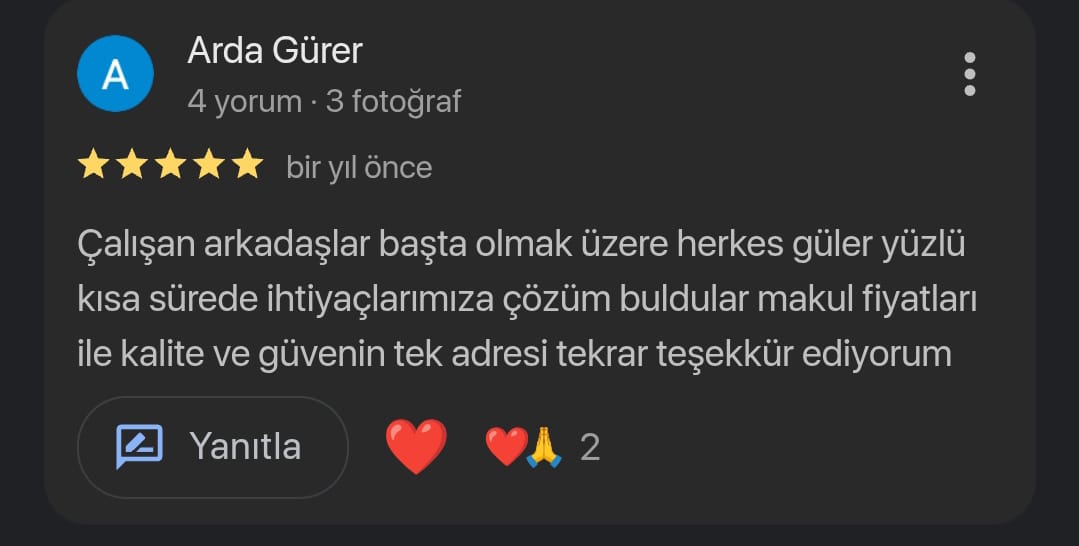 Kullanıcı yorumu 13